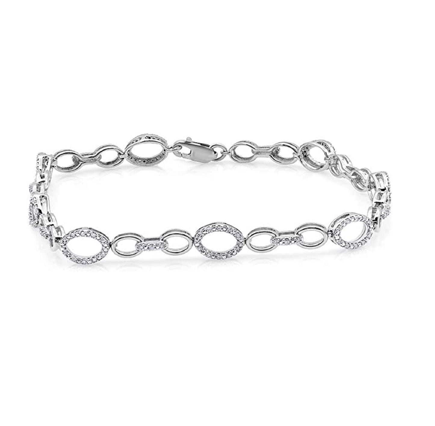 diamond link bracelet