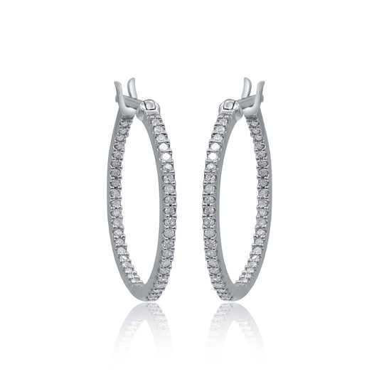 Inside-Out Hoop Earrings
