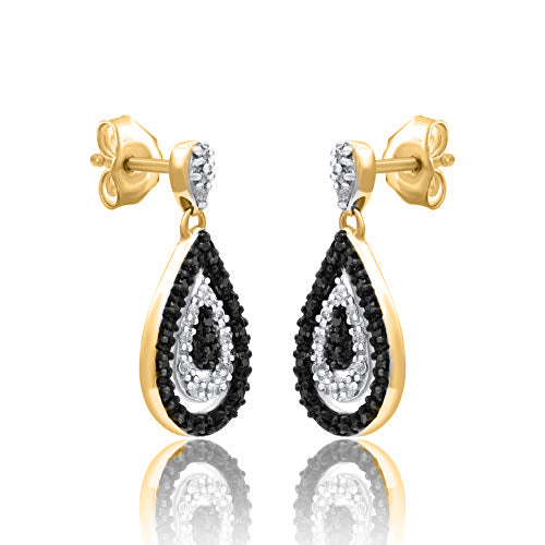 Teardrop Stud Earring in 10KT Gold