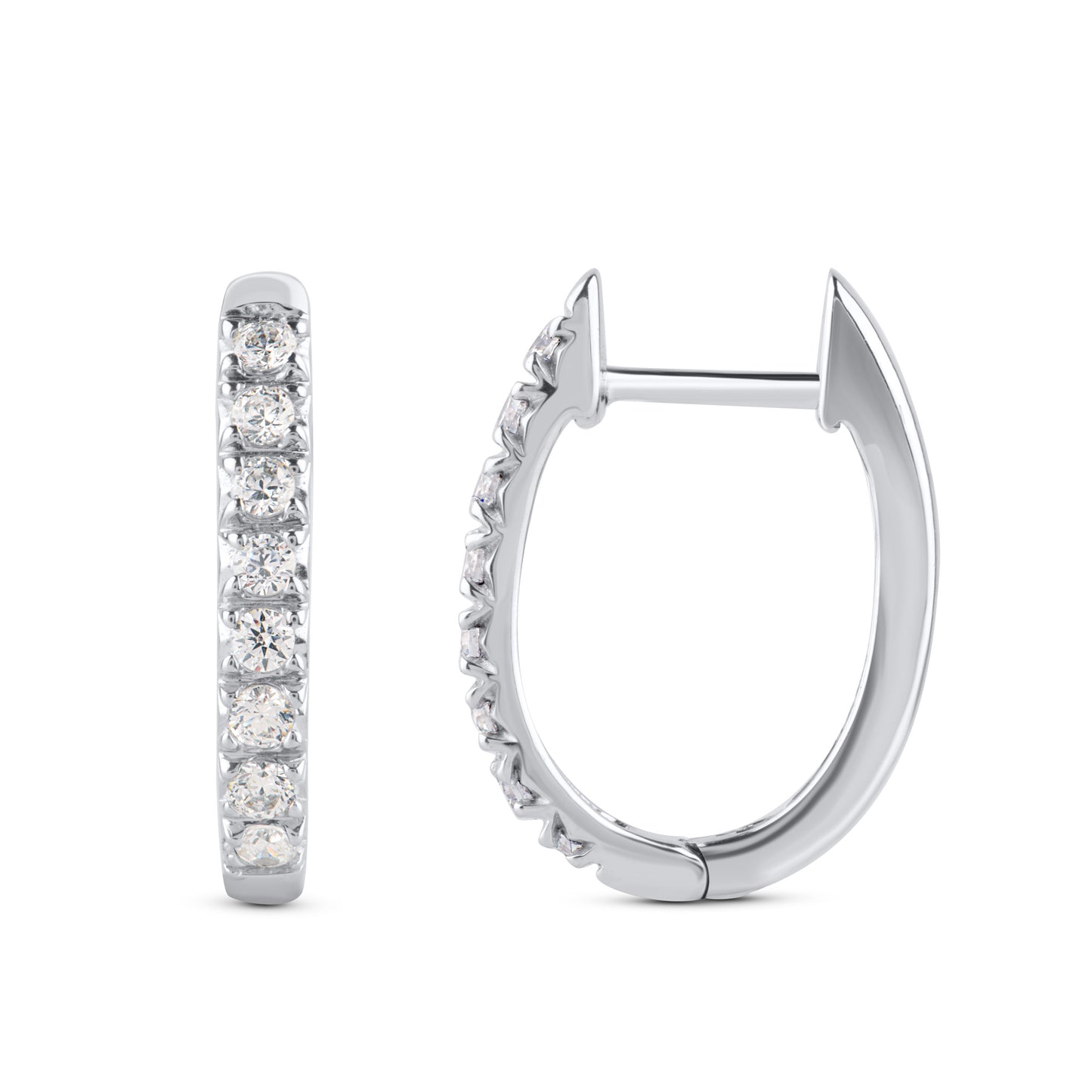 Huggie Hoop Earrings in 10KT Gold