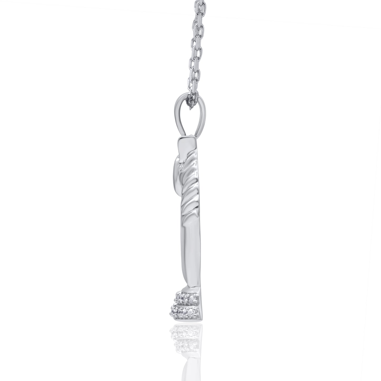 Chess Knight Charm Pendant Necklace in 10KT Gold