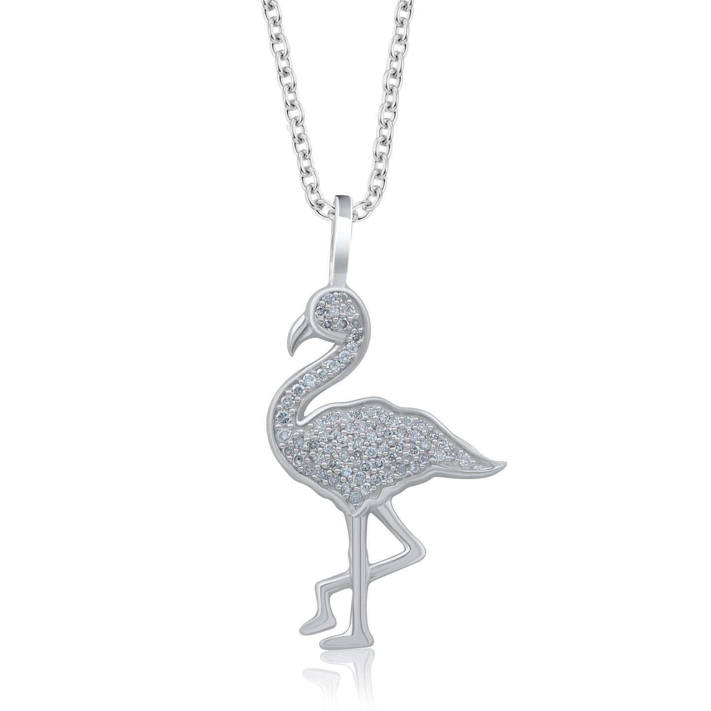 Flamingo Pendant in 10KT Gold