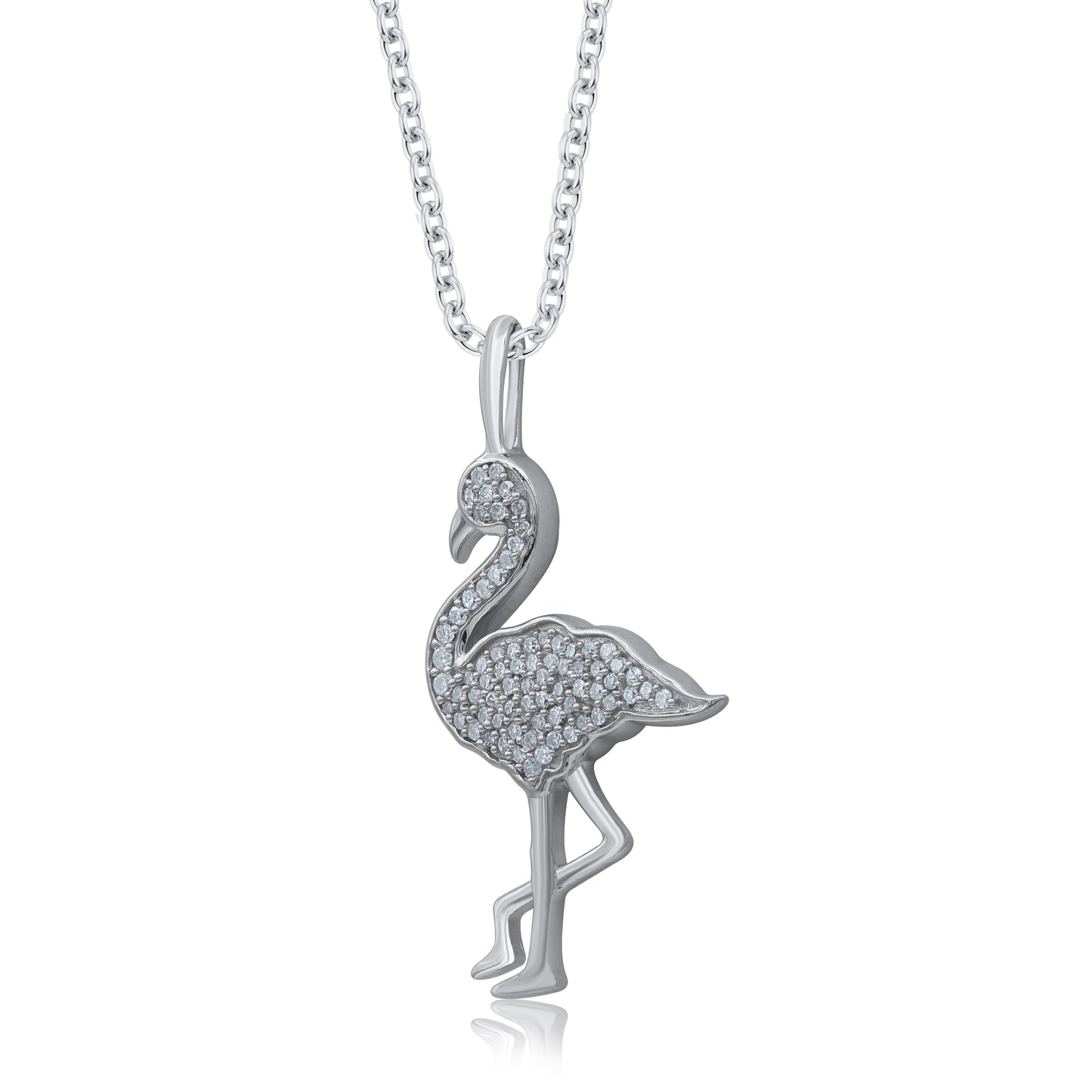 Flamingo Pendant in 10KT Gold