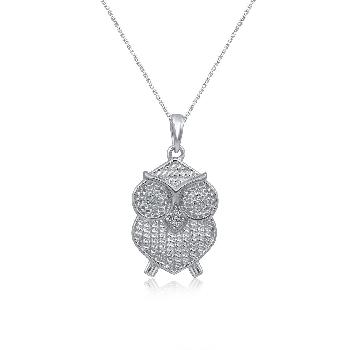 Owl Pendant Necklace in 10KT Gold