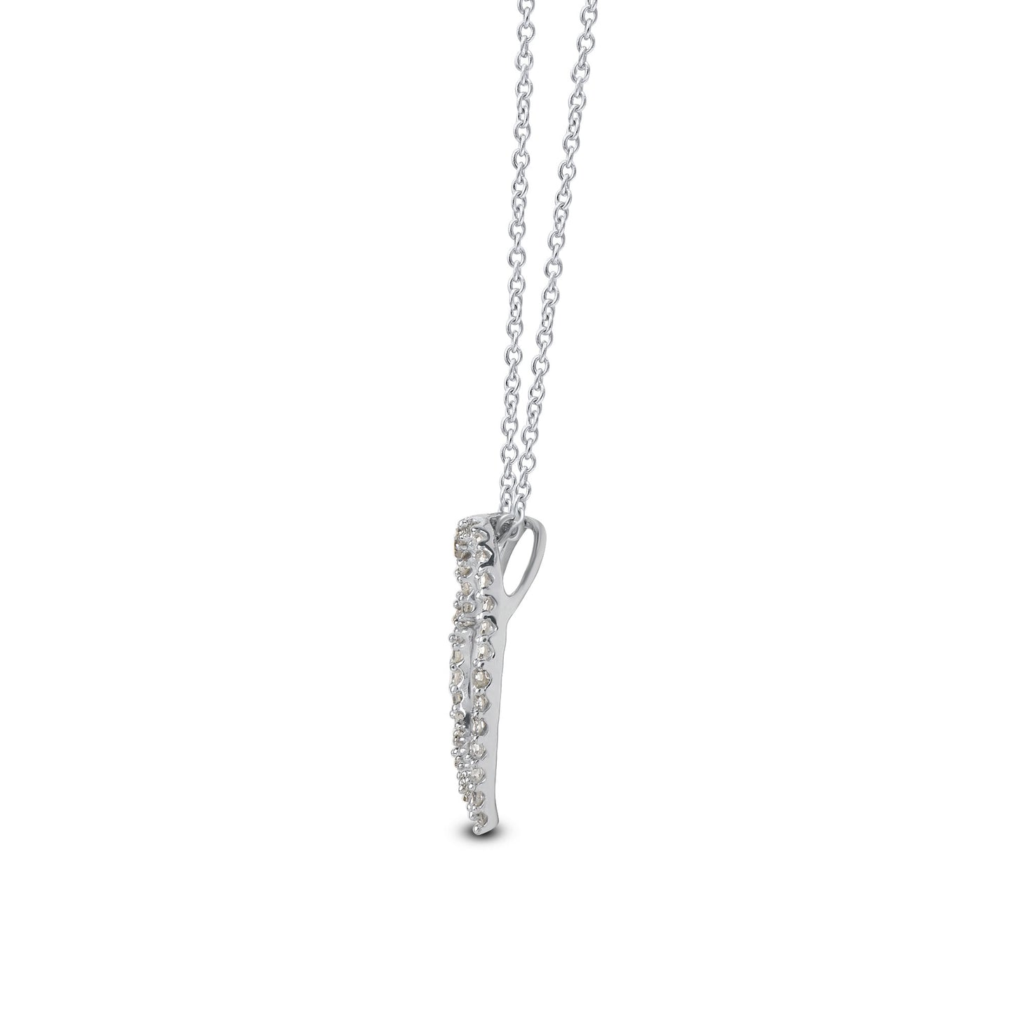 Open Heart Pendant Necklace in 10KT Gold