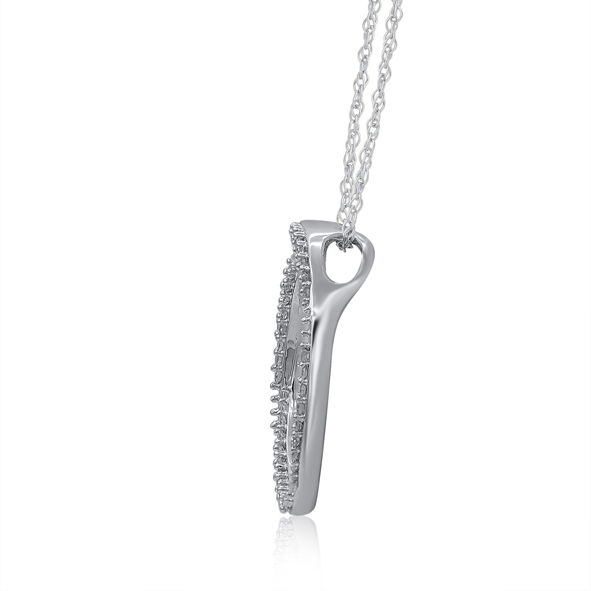 Circle of Life Diamond Pendant Necklace in 10k Gold