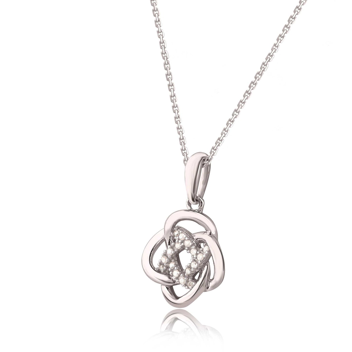 Swirl Pendant Necklace in 10KT Gold