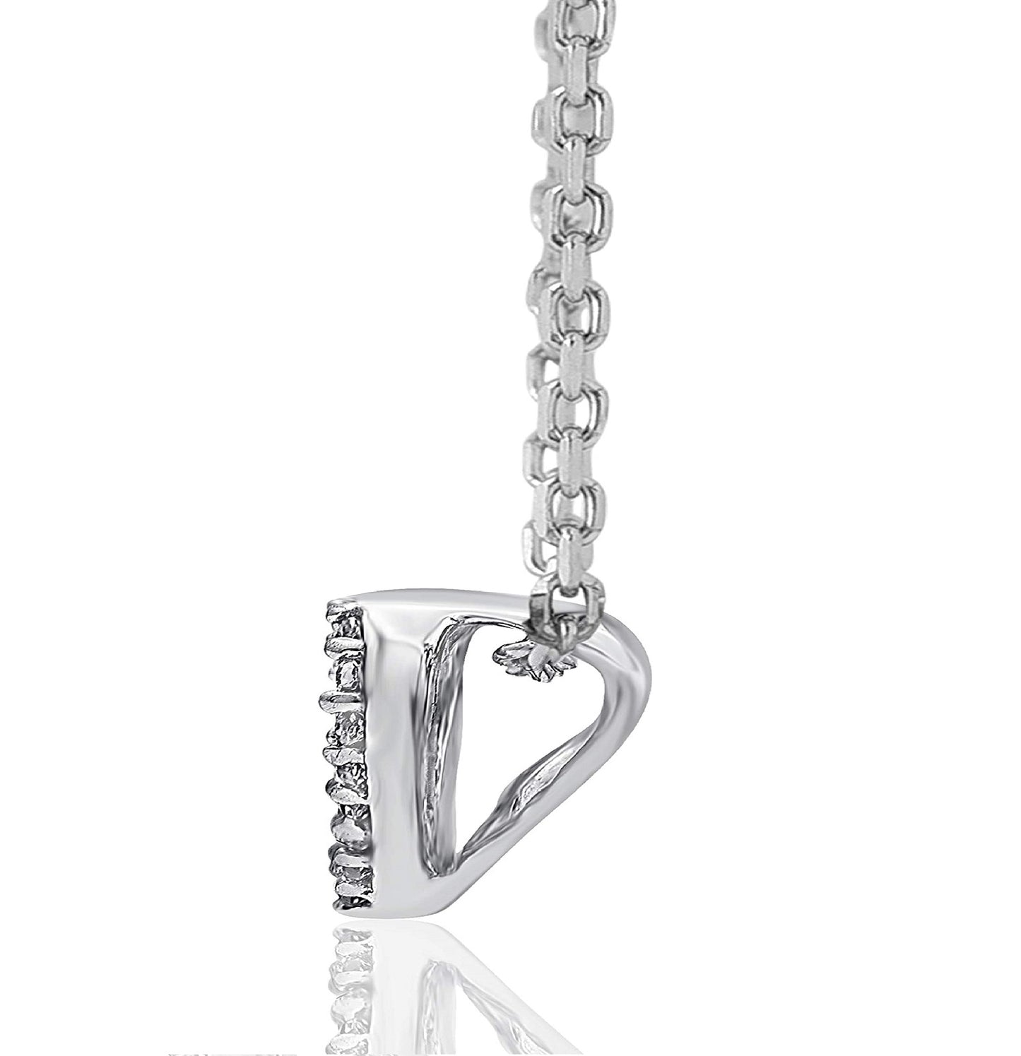 Intertwined Heart Pendant Necklace