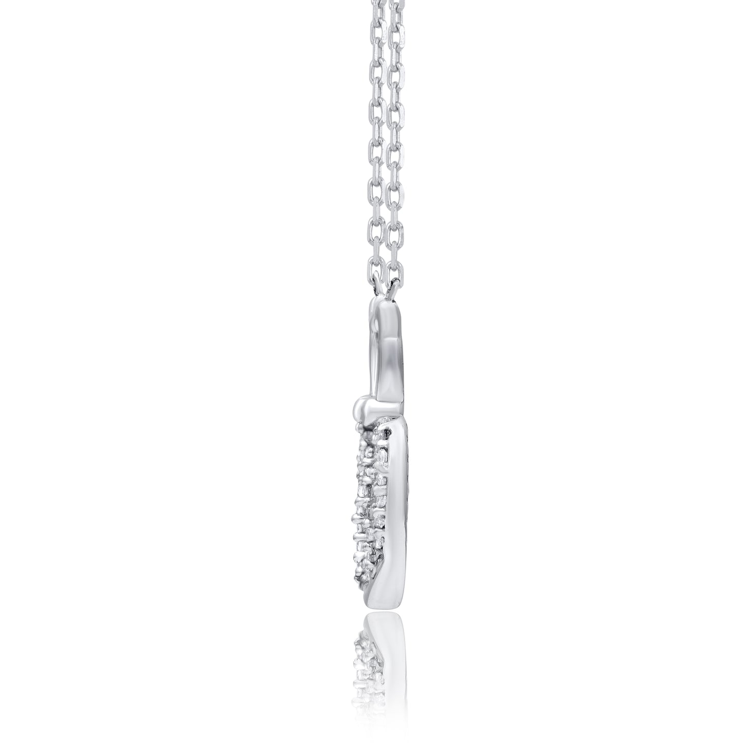 Dainty Cat Pendant Necklace in 10KT Gold
