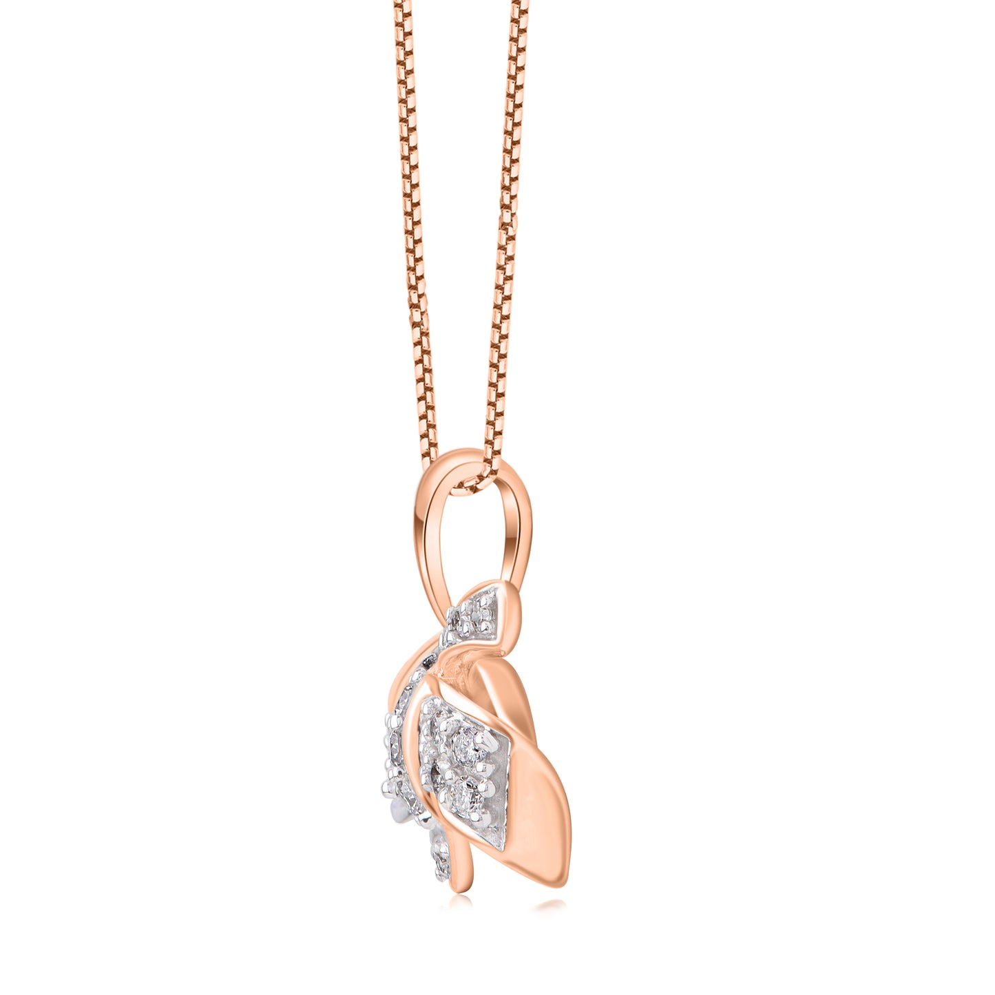 Bowknot Pendant Necklace in 10K Gold
