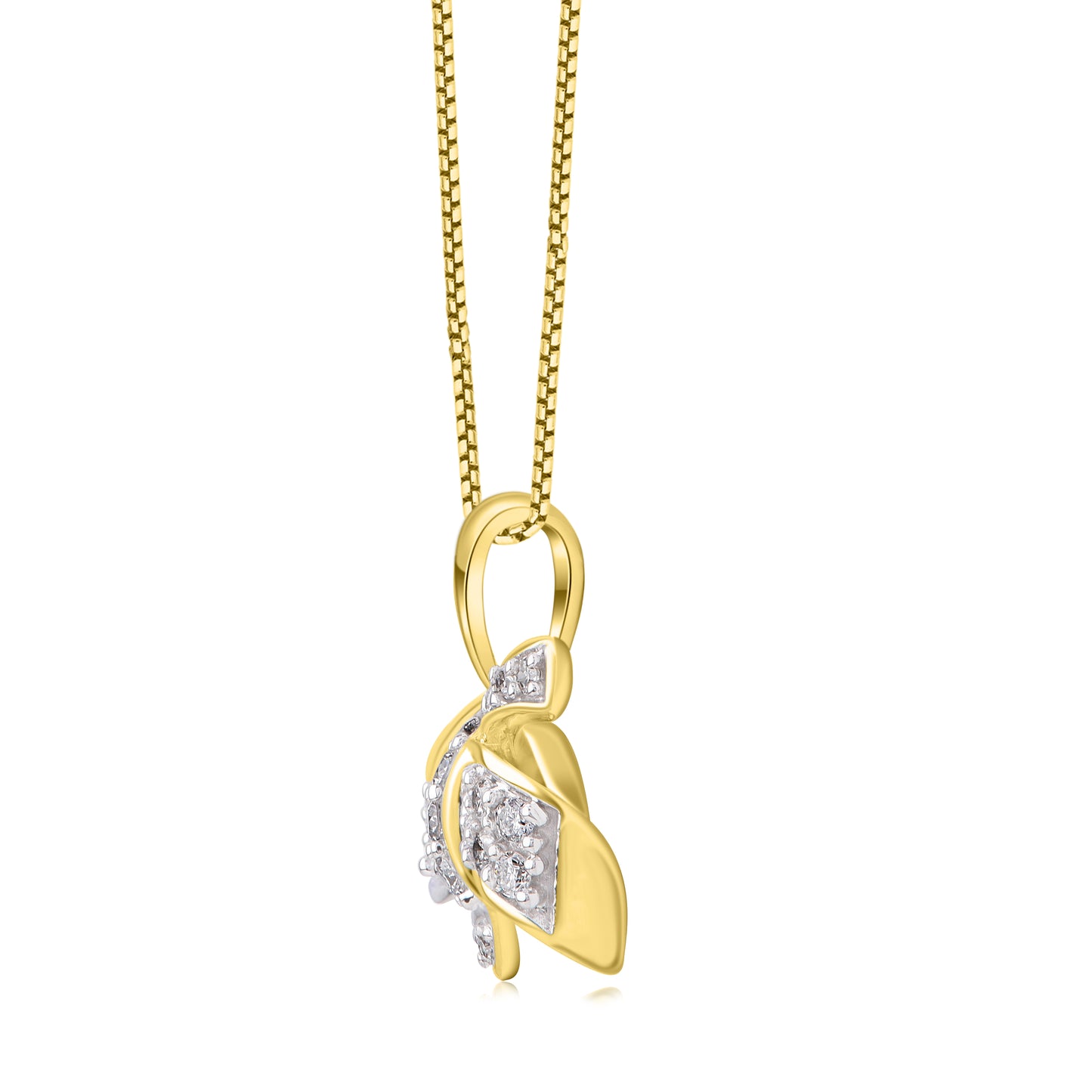 Bowknot Pendant Necklace in 10K Gold