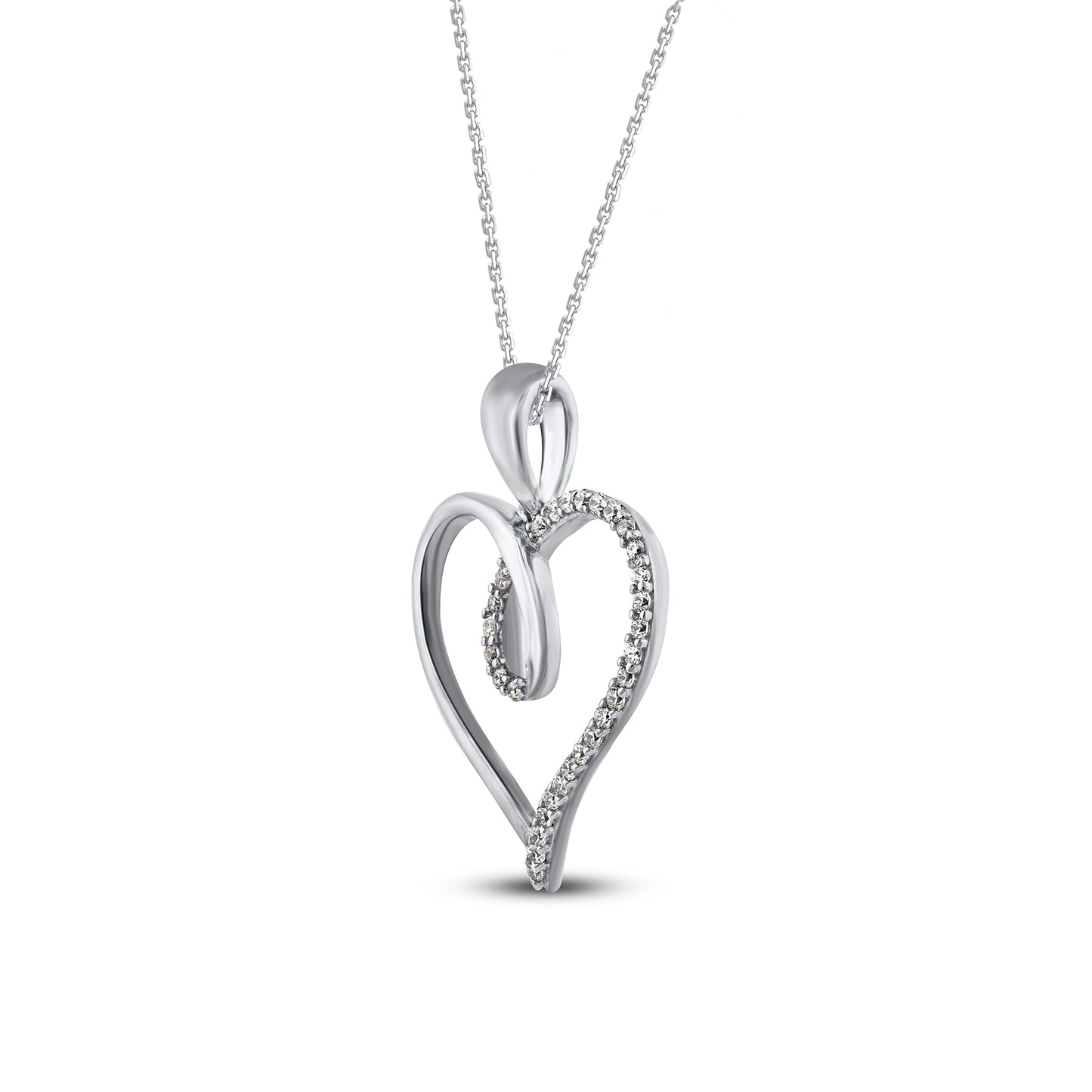 Heart Pendant Necklace in 10KT Gold