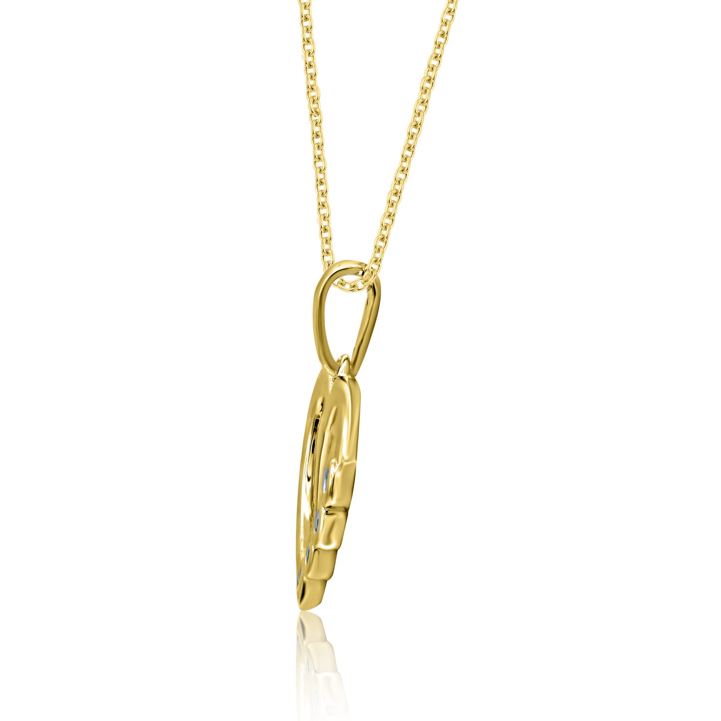 Heart Pendant Necklace in 10kt Gold