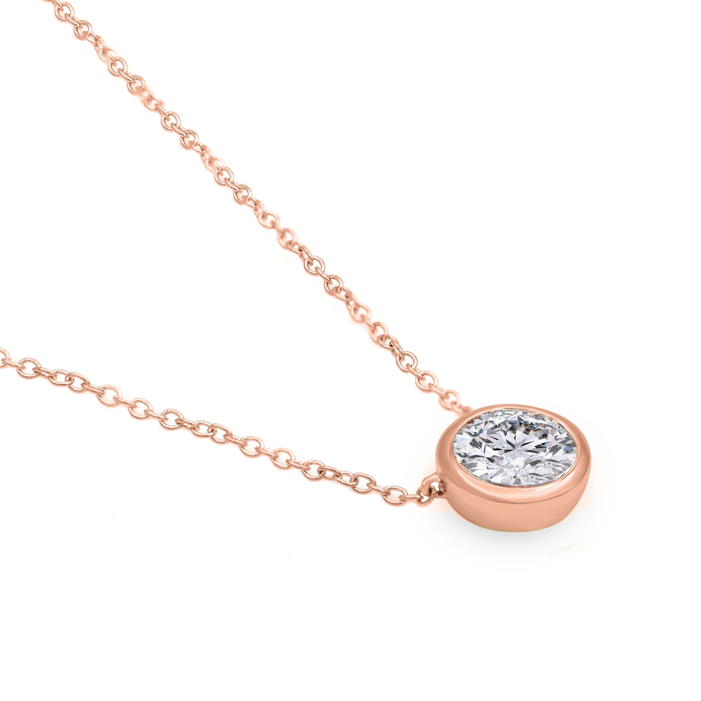 1/3 Carat Natural Diamond Halo Pendant Necklace in 10K Gold