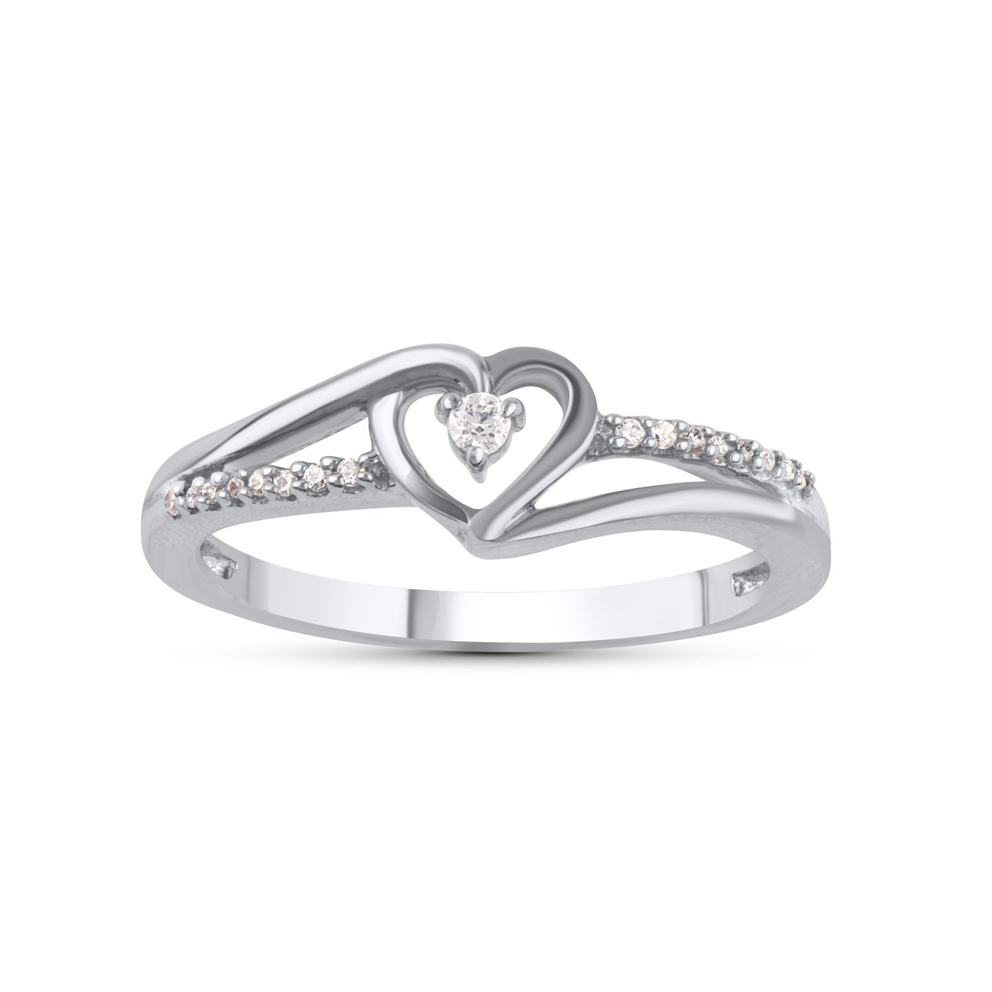 Diamond Heart Ring