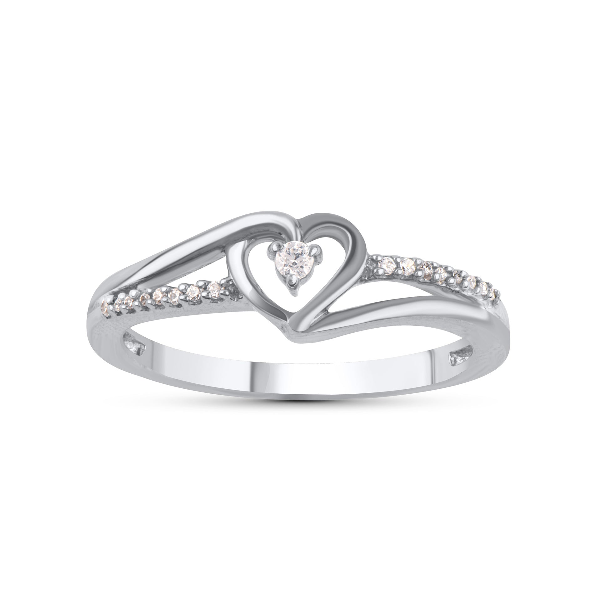 Diamond Heart Ring