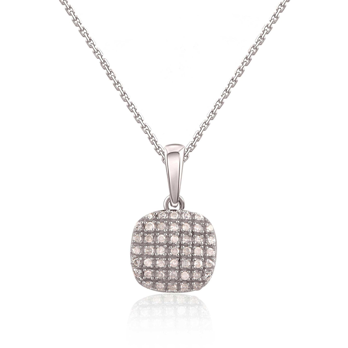 Cluster Pendant Necklace in 10KT Gold
