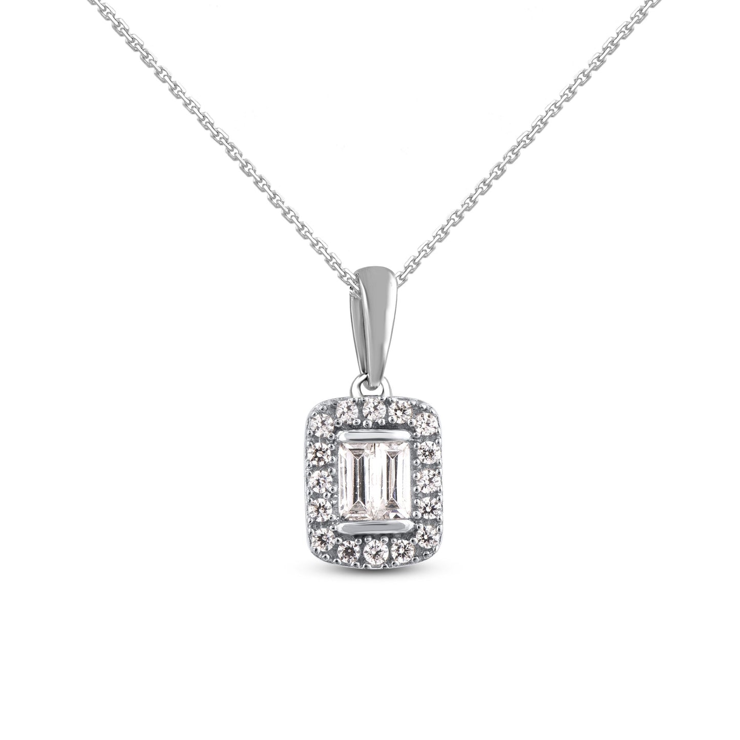 Rectangle Pendant Necklace