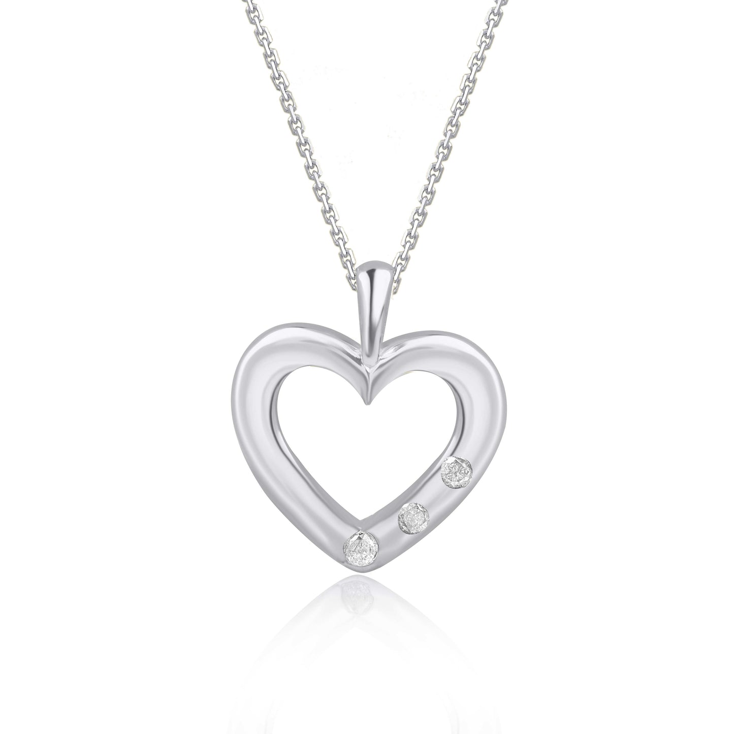 Designer Heart Shaped Necklace in 10KT Gold