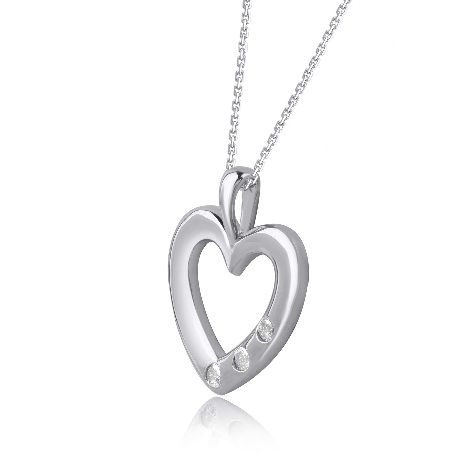 Designer Heart Shaped Necklace in 10KT Gold