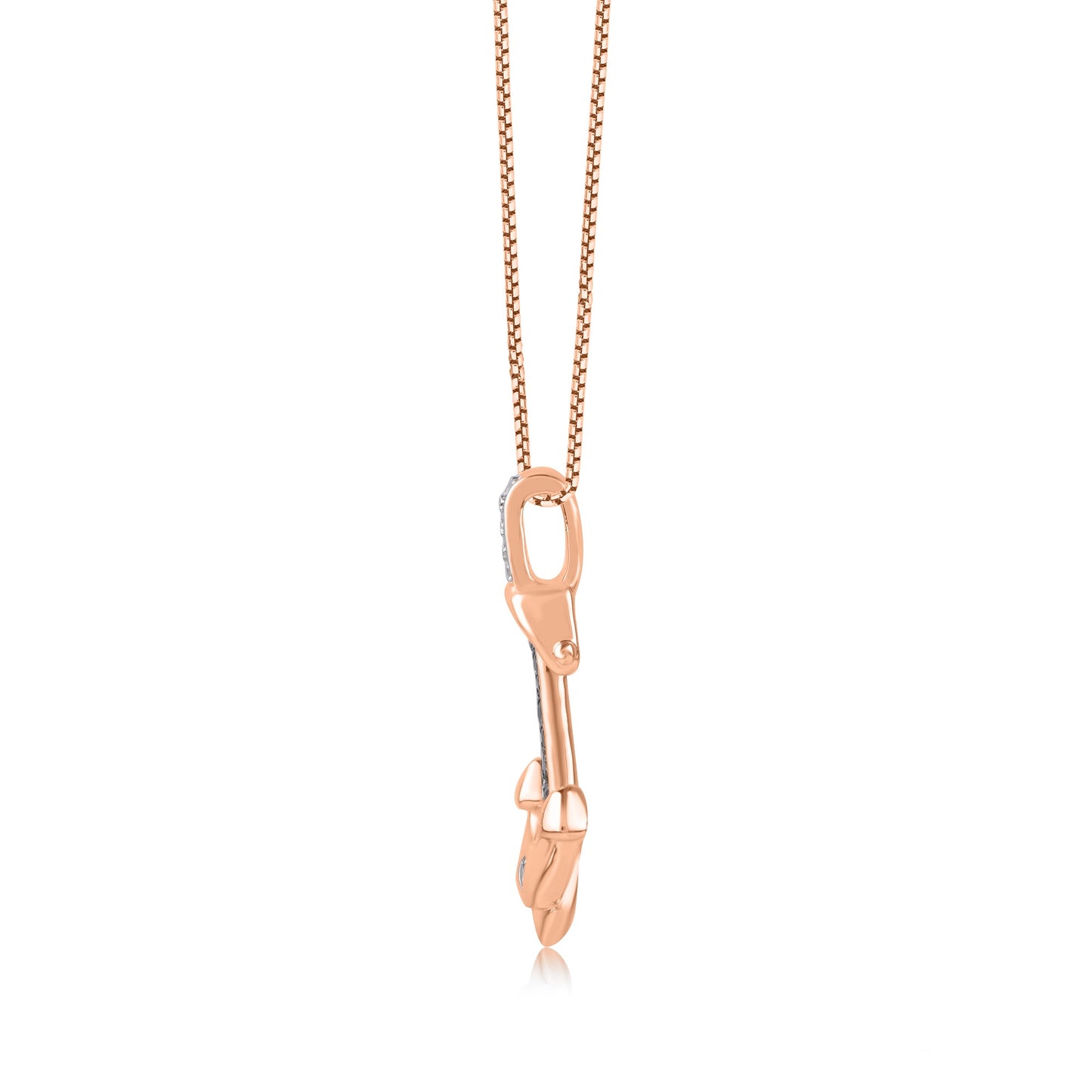 Anchor Pendant Necklace in 10K Gold
