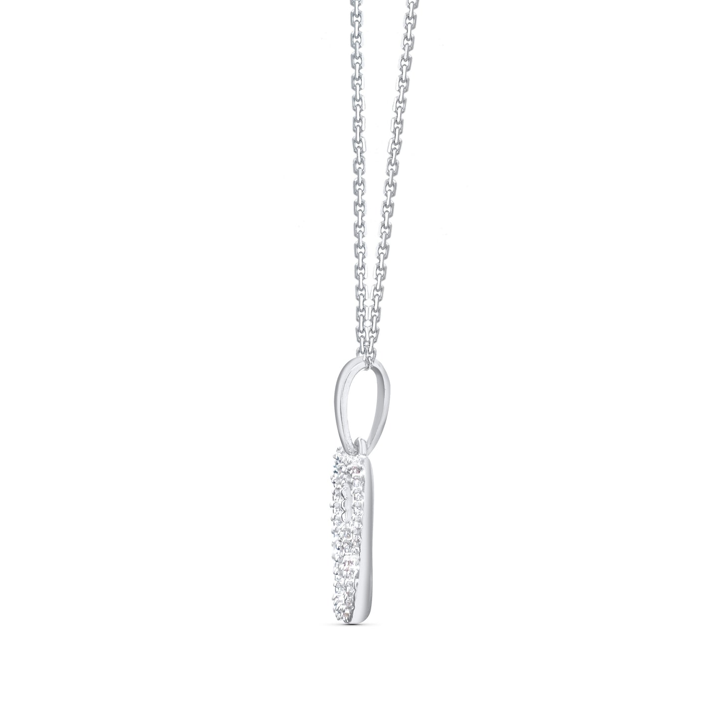 Double Heart Pendant Necklace in 10K Gold