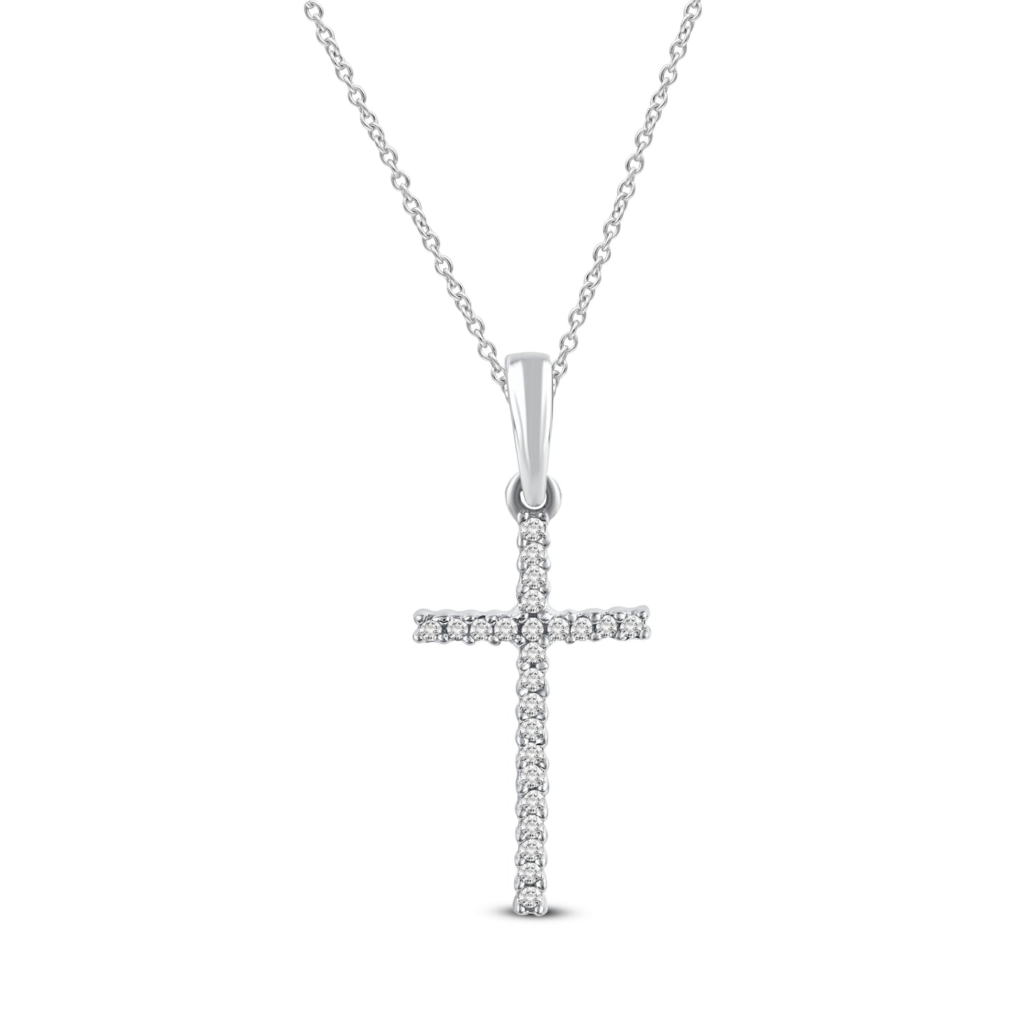 Religious Cross Pendant Necklace in 10KT Gold