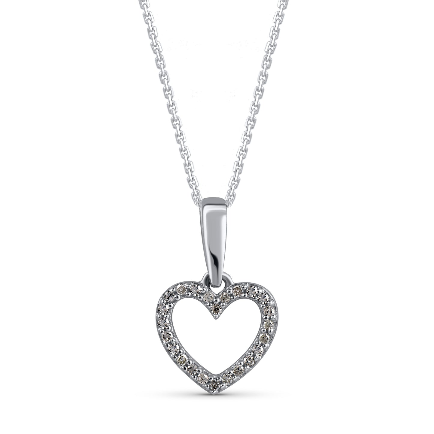 Classic Heart Pendant Necklace in 10KT Gold