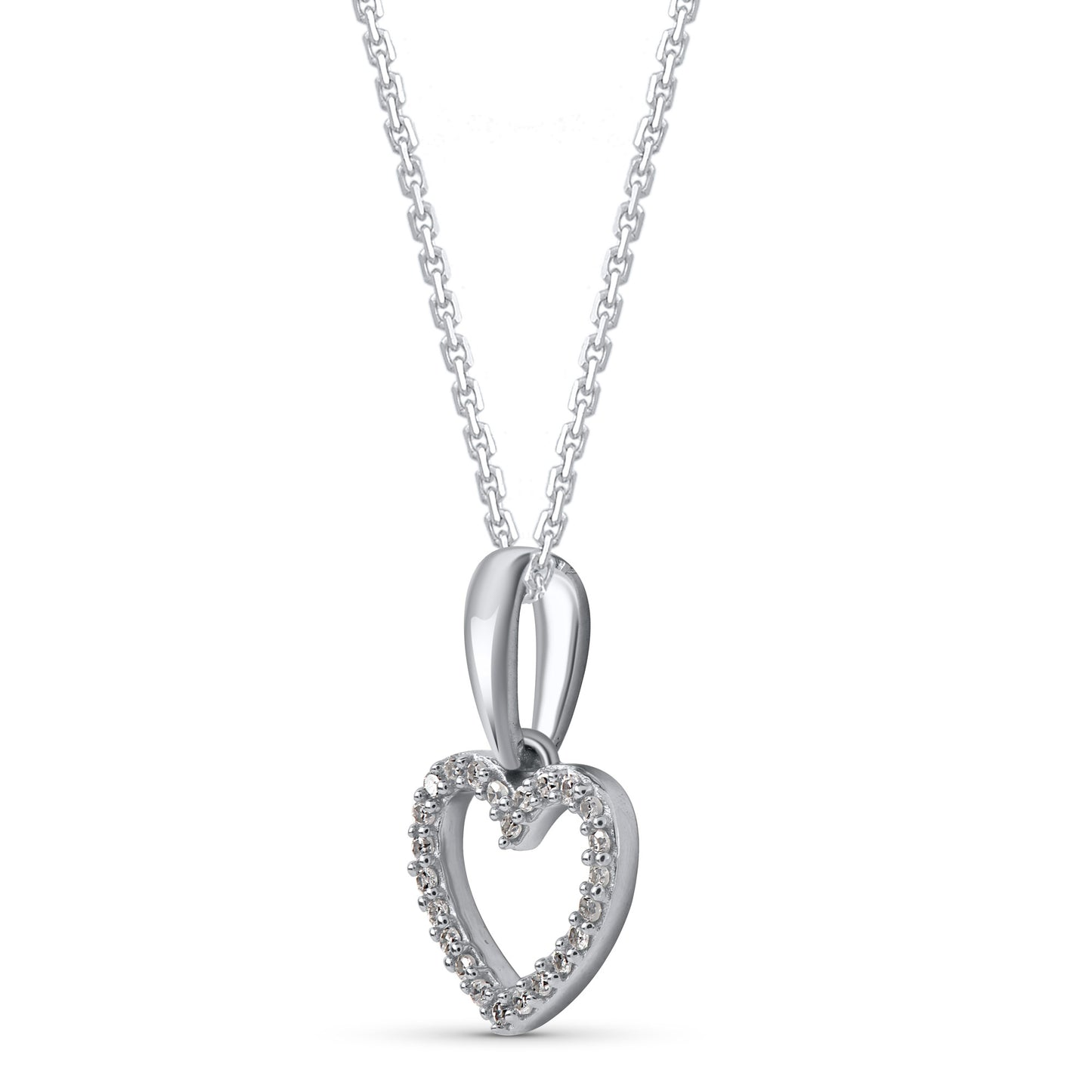 Classic Heart Pendant Necklace in 10KT Gold