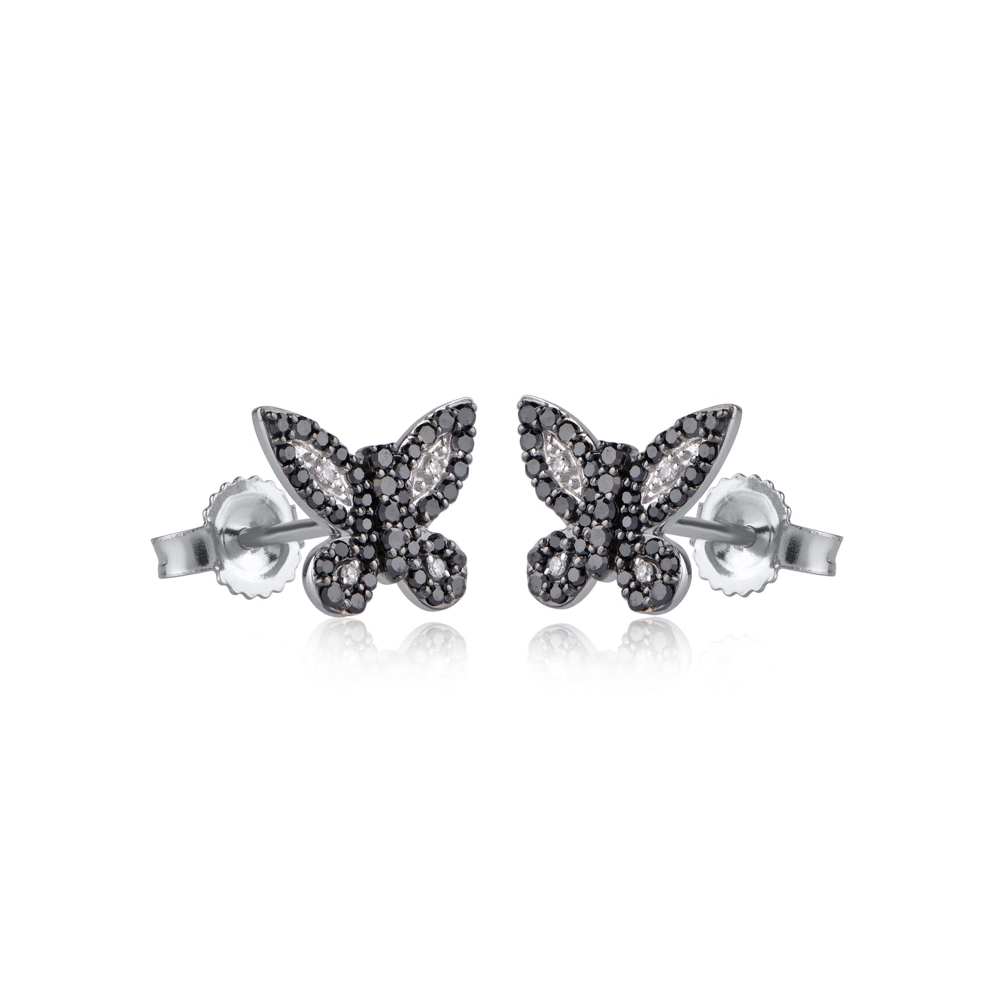 Butterfly Stud Earrings in 10KT Gold