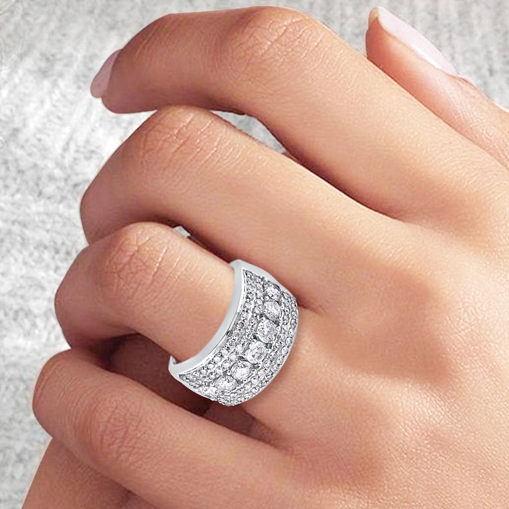 Multi-Row Wedding Band in 14K Gold