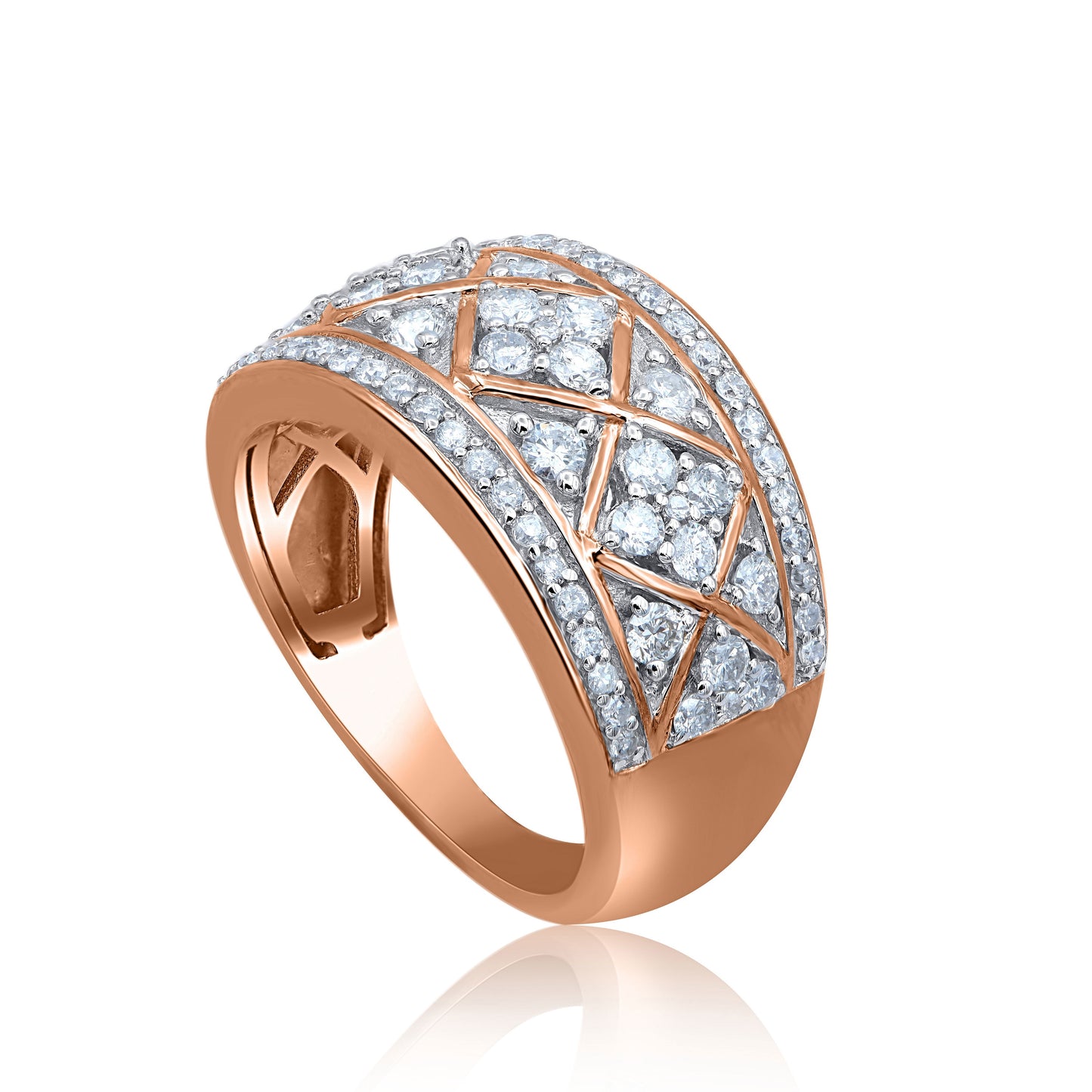 Wedding Cocktail Band in 14KT Gold