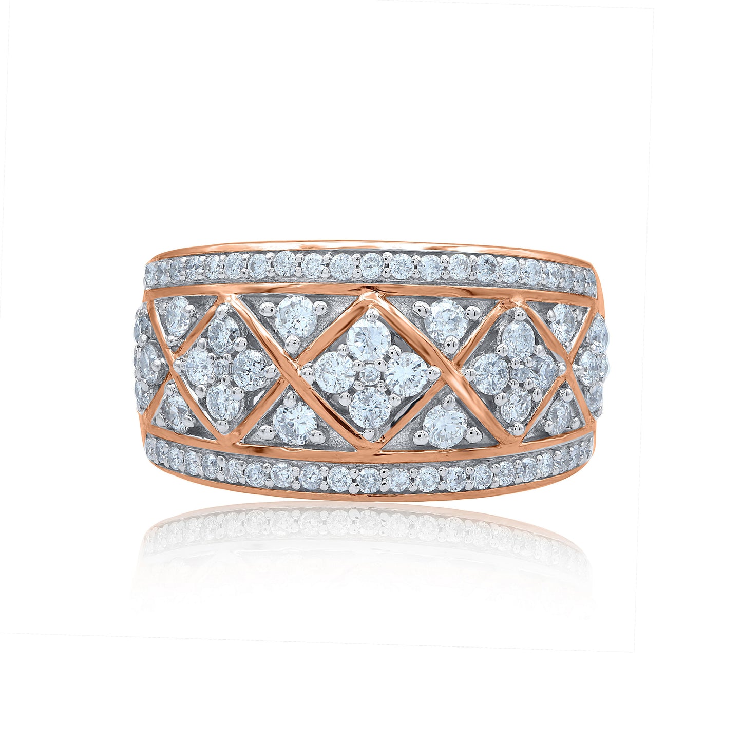 Wedding Cocktail Band in 14KT Gold