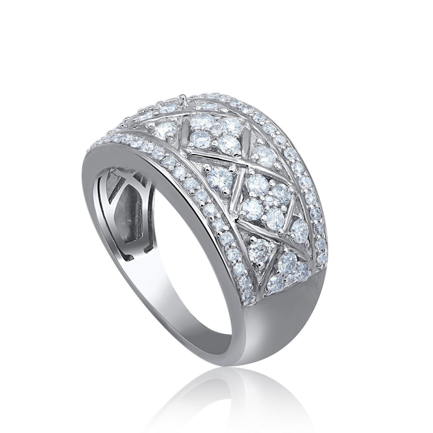 Wedding Cocktail Band in 14KT Gold