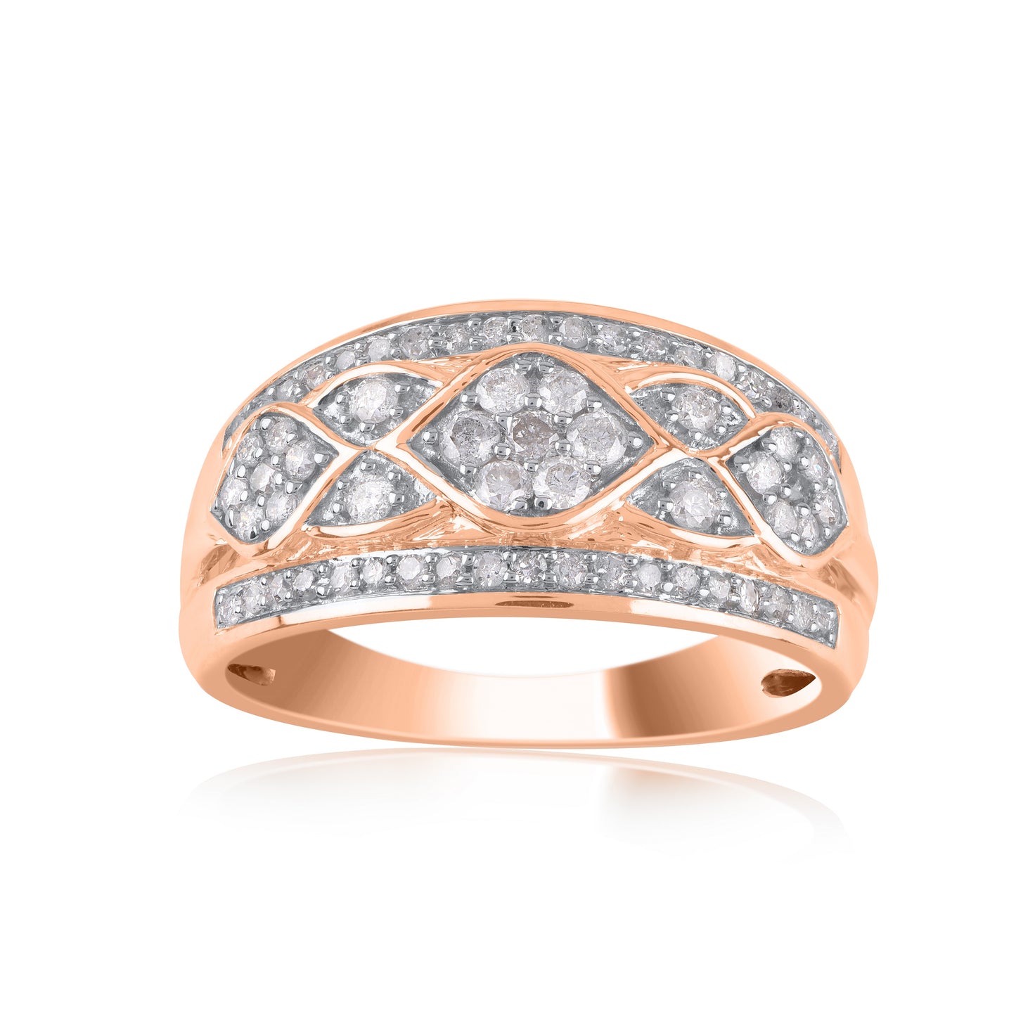 Wedding Cocktail Band in 10KT Gold