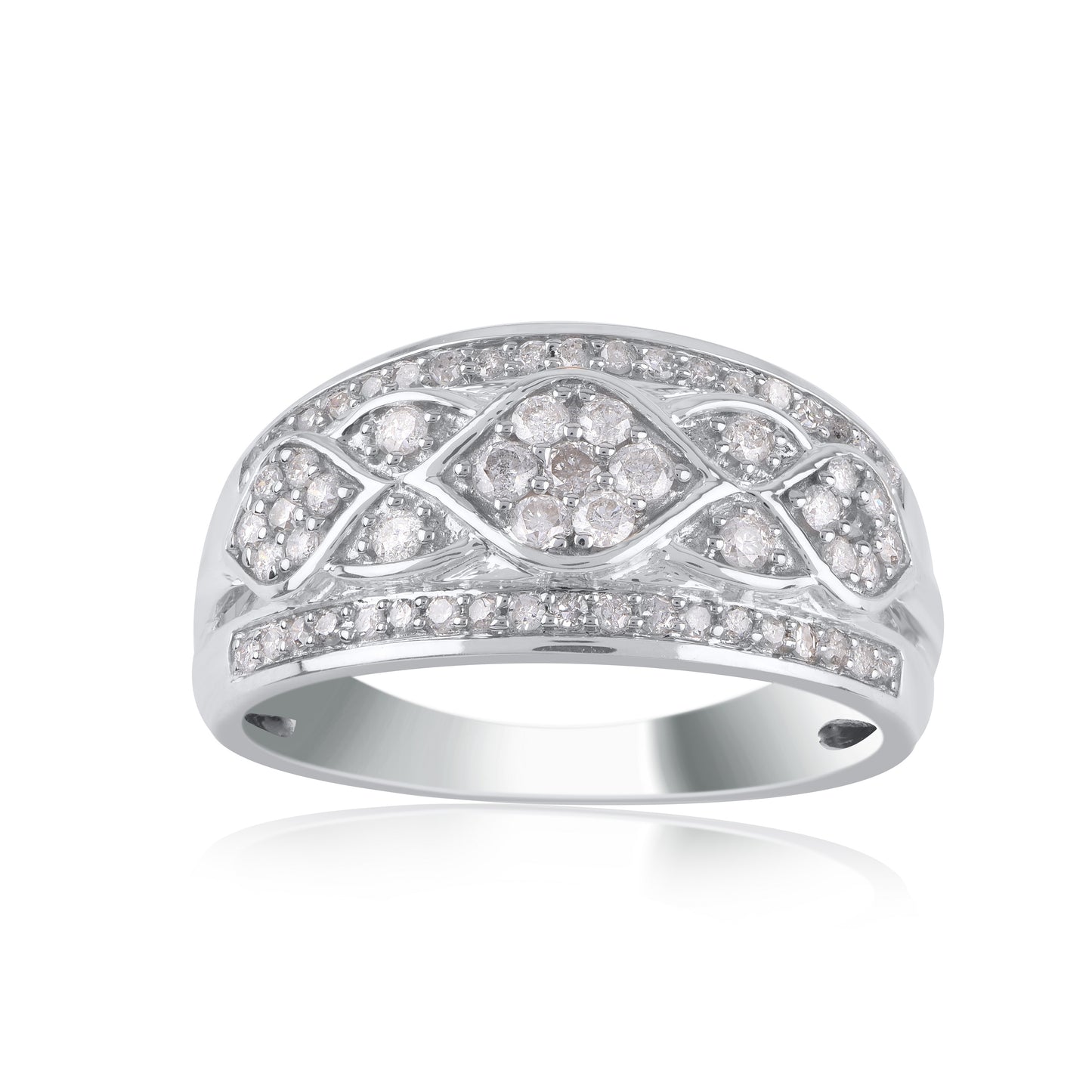 Wedding Cocktail Band in 10KT Gold