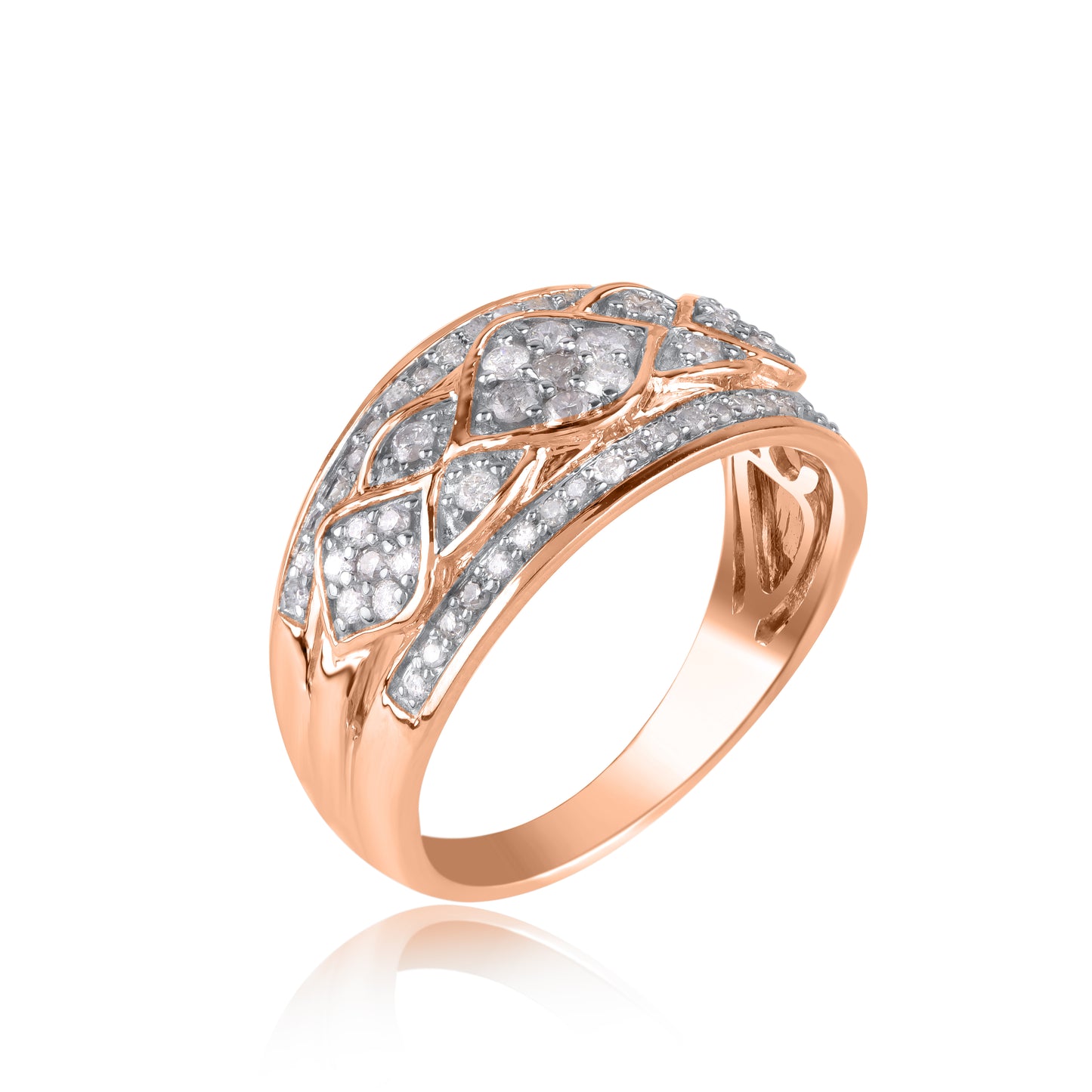 Wedding Cocktail Band in 10KT Gold