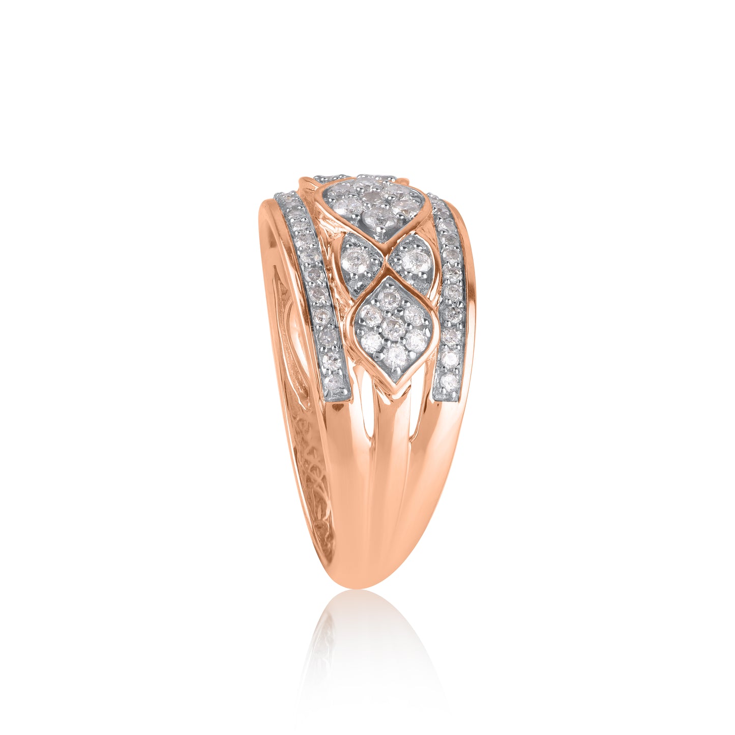 Wedding Cocktail Band in 10KT Gold