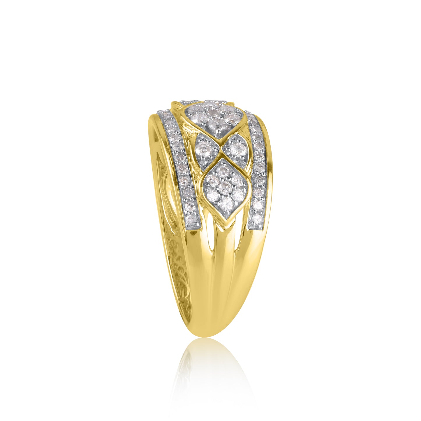 Wedding Cocktail Band in 10KT Gold