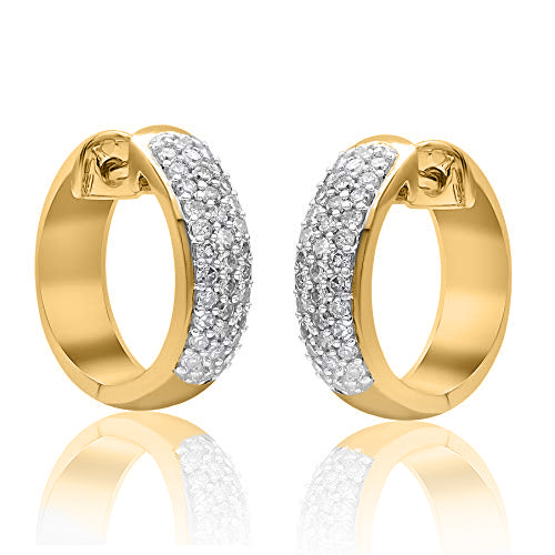 Huggie Hoop Earrings in 10K Gold