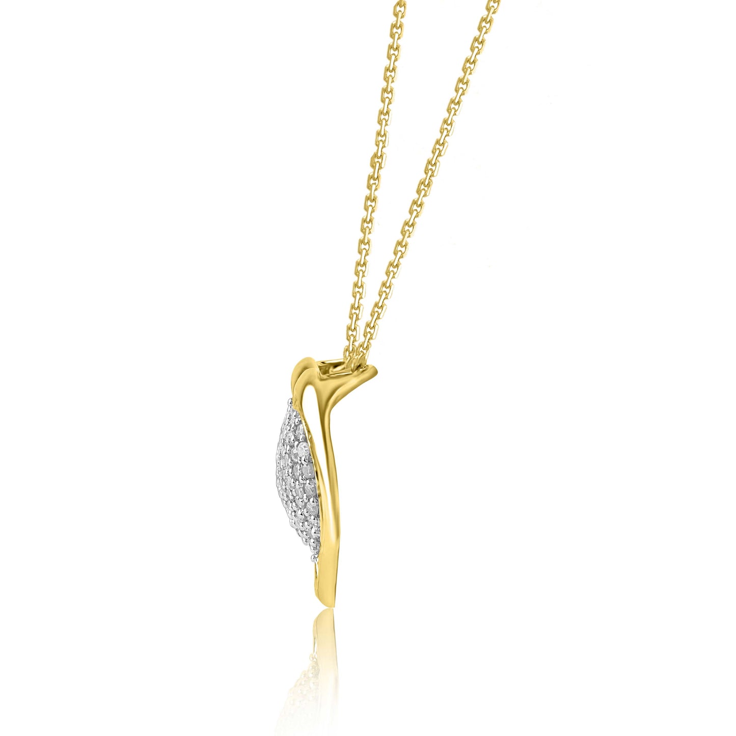 Heart Pendant Necklace in 10KT Gold
