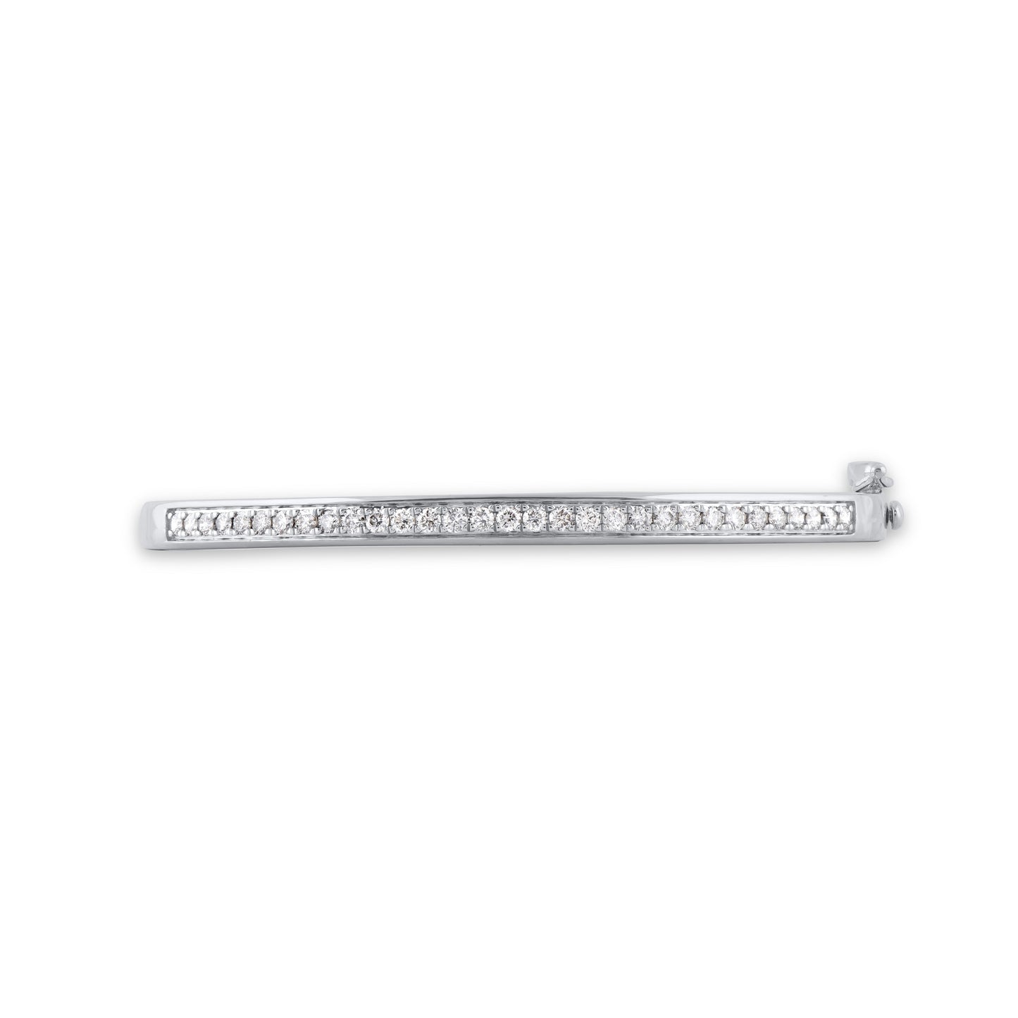 1.00 CT Diamond Bangle Bracelet in 14KT Gold