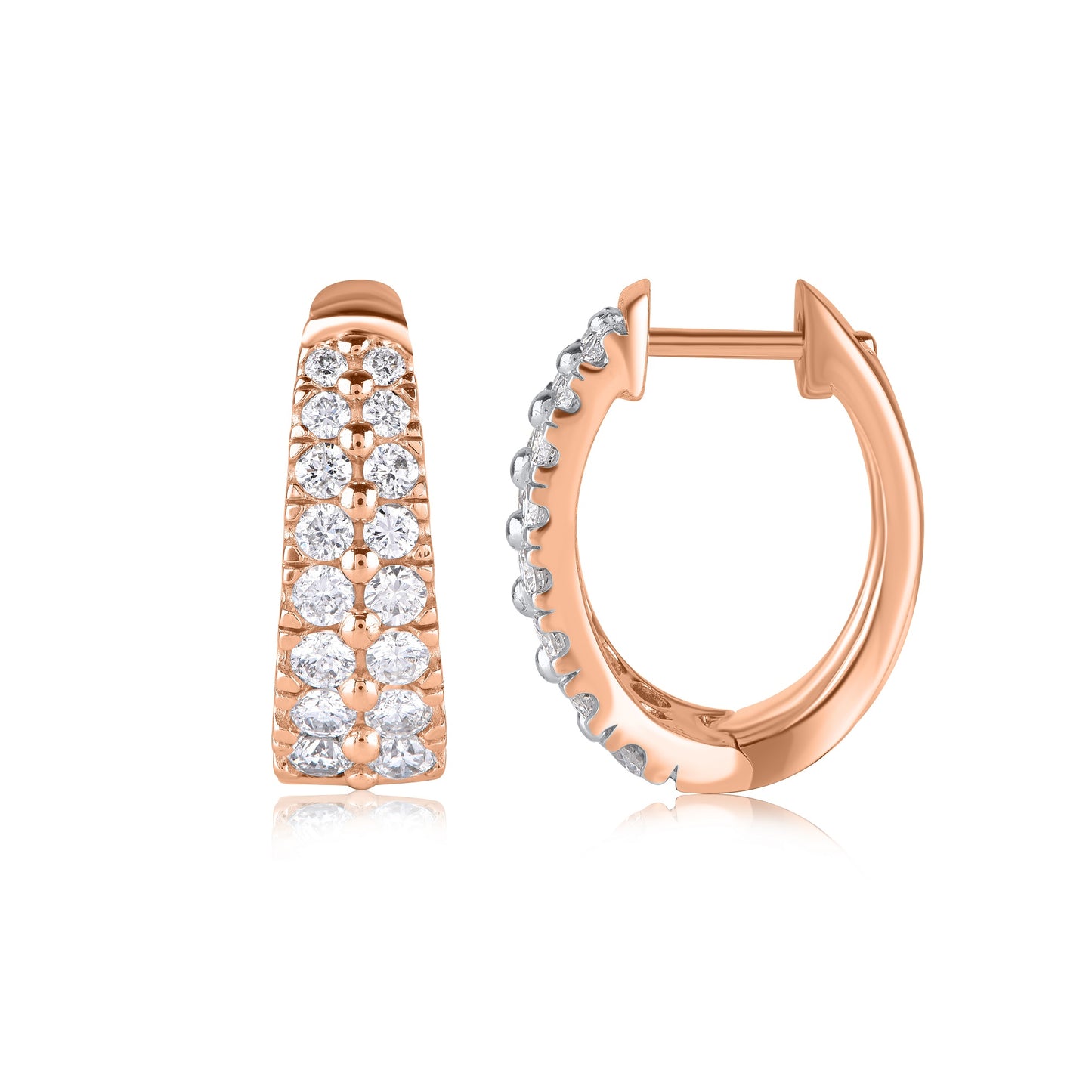 Hoop Earrings in 14k Gold