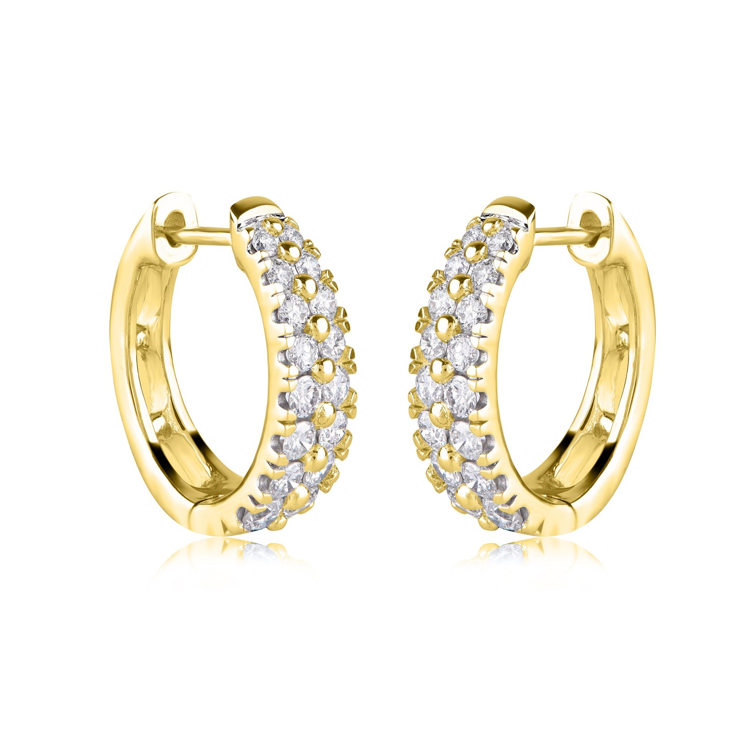 Hoop Earrings in 14k Gold