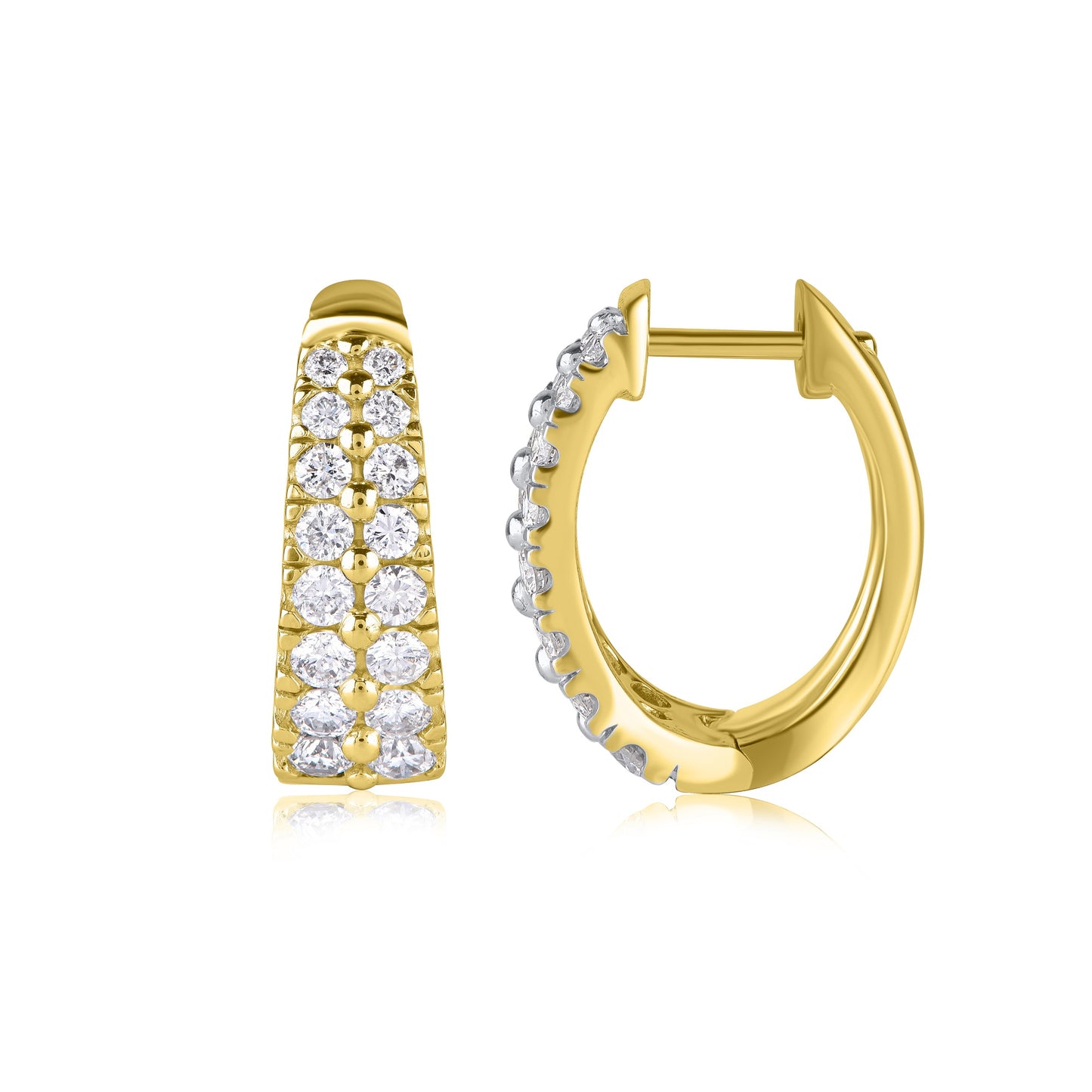 Hoop Earrings in 14k Gold