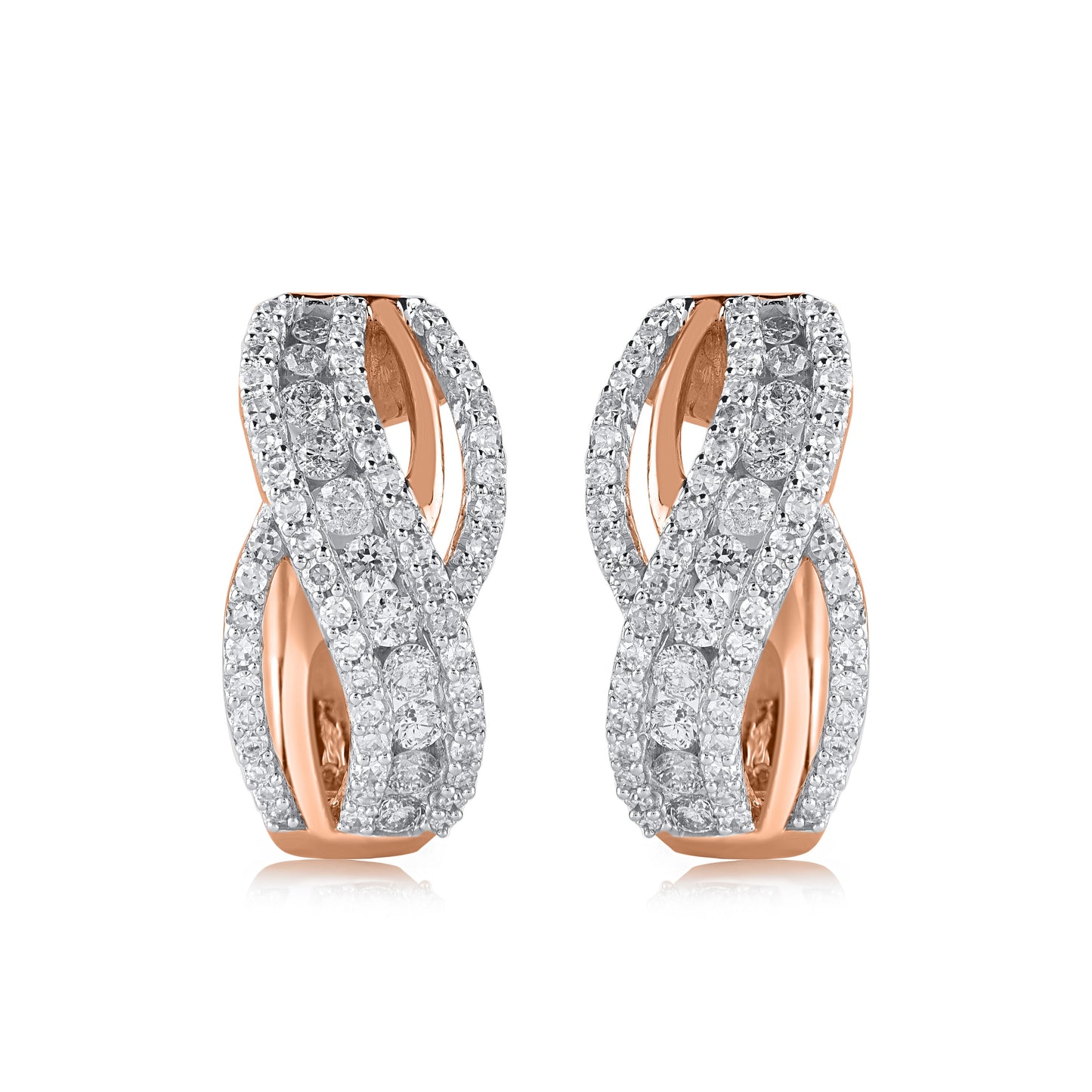 Diamond Hoop Earrings