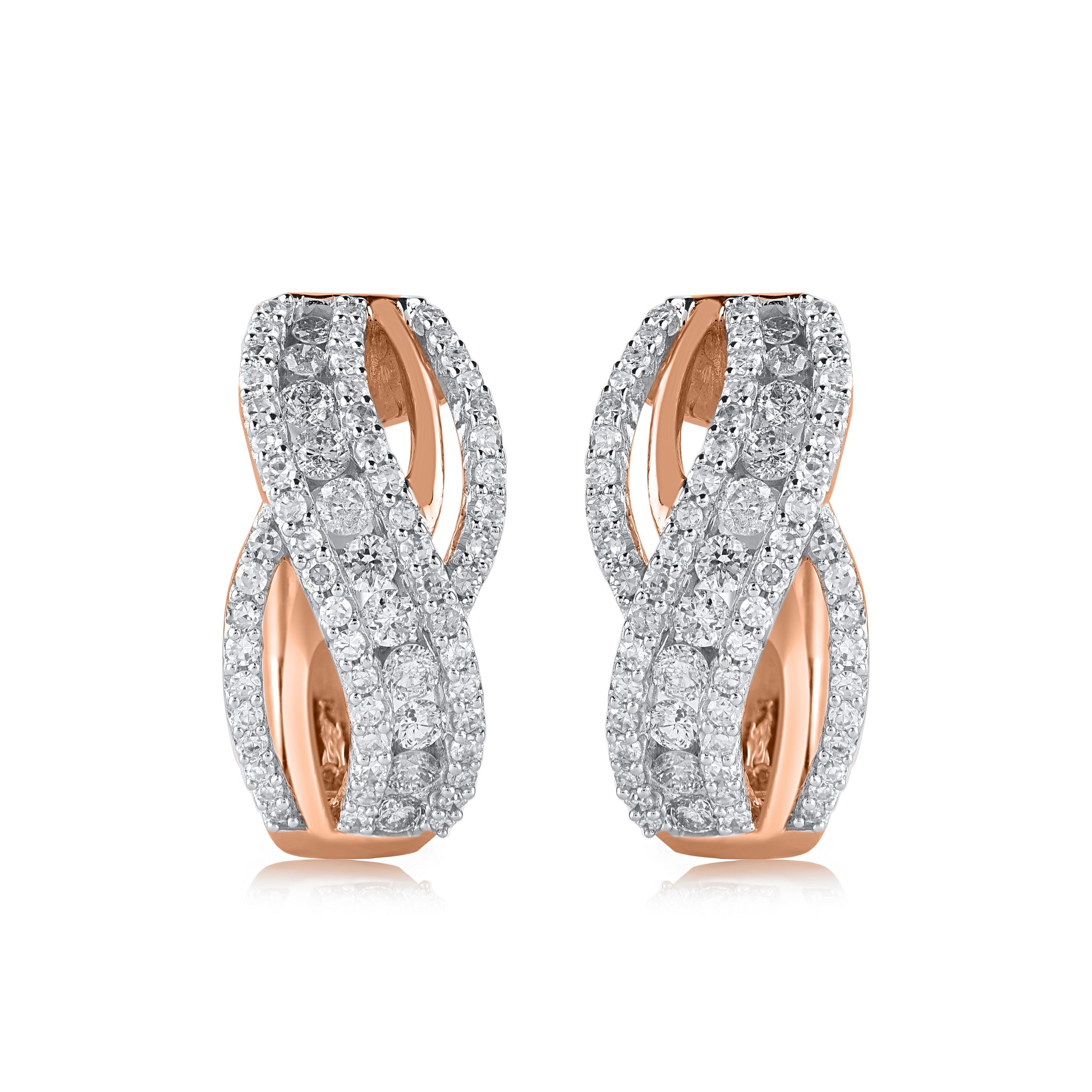 Diamond Hoop Earrings