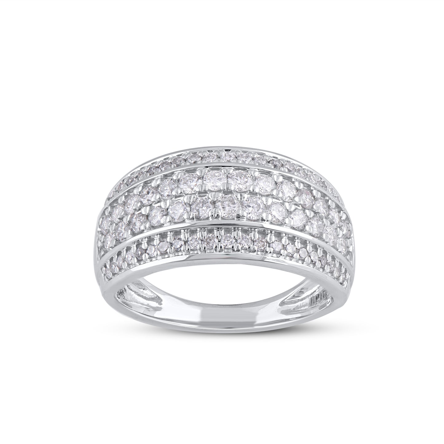 Multi-Row Band in 14KT Gold