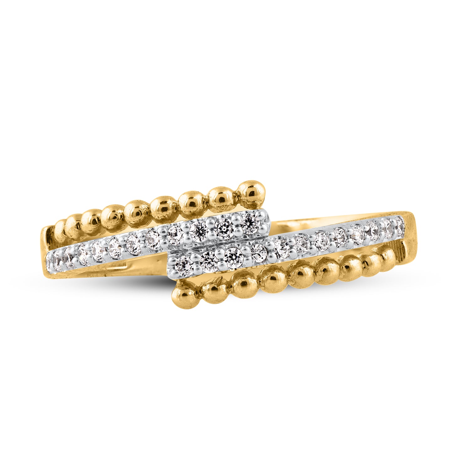 Bypass Ring in 10KT Gold