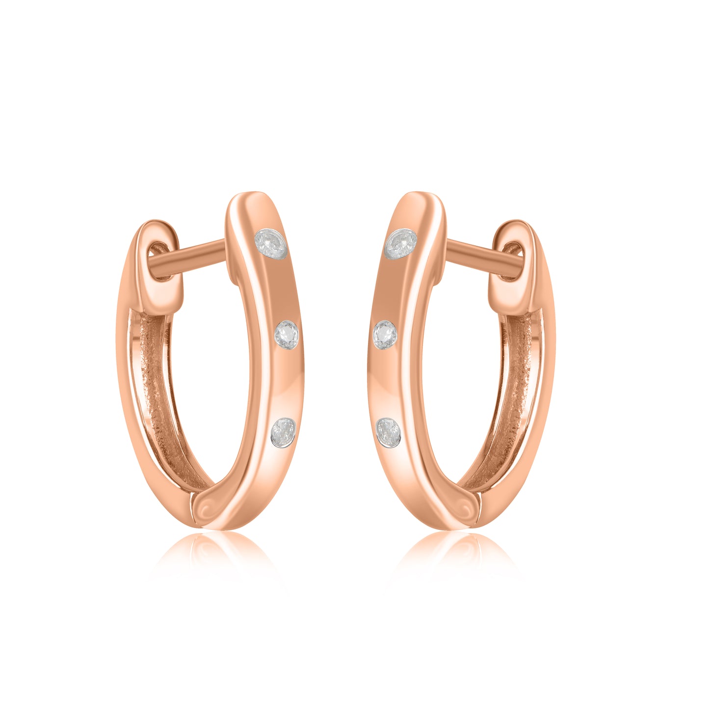 Hoop Earrings in 10KT Gold